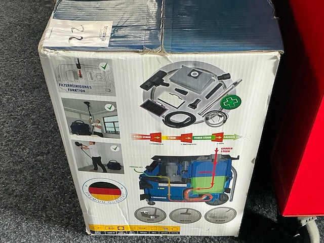 Sauber sg-p36l industriële stofzuiger - afbeelding 4 van  5
