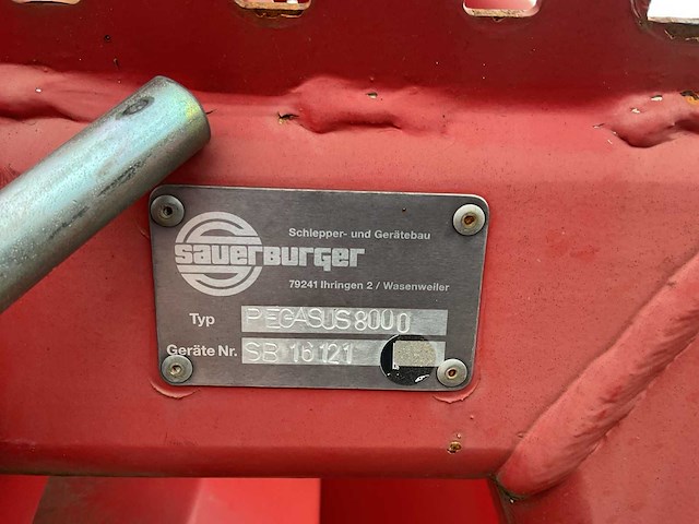 Sauerburger pegasus 8000 klepelmaaier - afbeelding 6 van  14