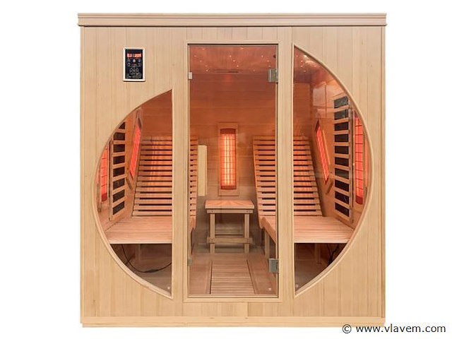 Sauna - infrarood rechthoekig 180x180 cm - afbeelding 1 van  5