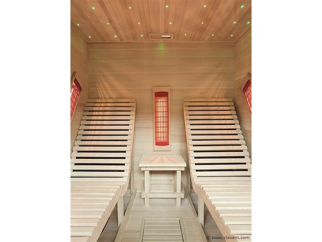 Sauna - infrarood rechthoekig 180x180 cm - afbeelding 4 van  5