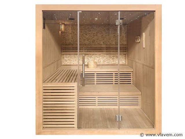 Sauna - rechthoekig 200x200x210cm - afbeelding 1 van  3