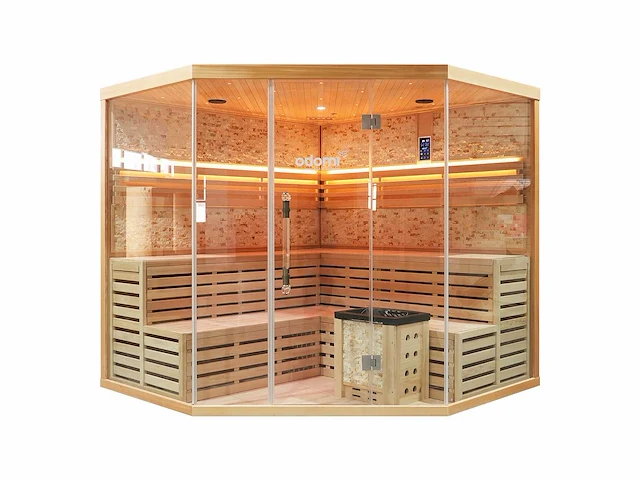 Sauna - vonato - 0 - prisma met kachel - afbeelding 1 van  10