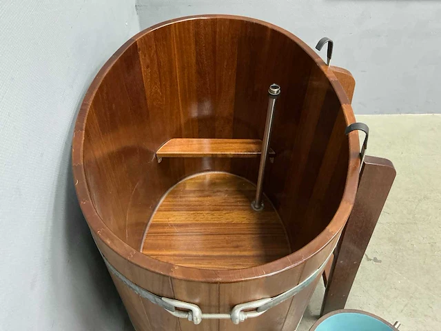 Sauna dompelton 100 x 72 x 100 cm - afbeelding 9 van  10