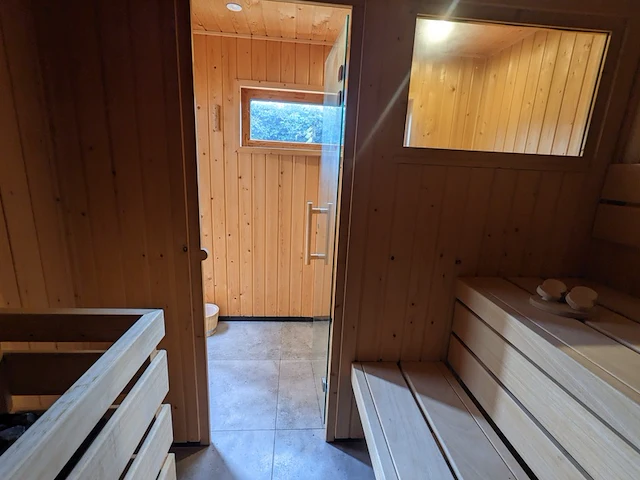 Sauna met voorportaal inclusief tuinschuur, bonhof - afbeelding 2 van  24