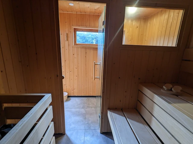 Sauna met voorportaal inclusief tuinschuur, bonhof - afbeelding 3 van  24