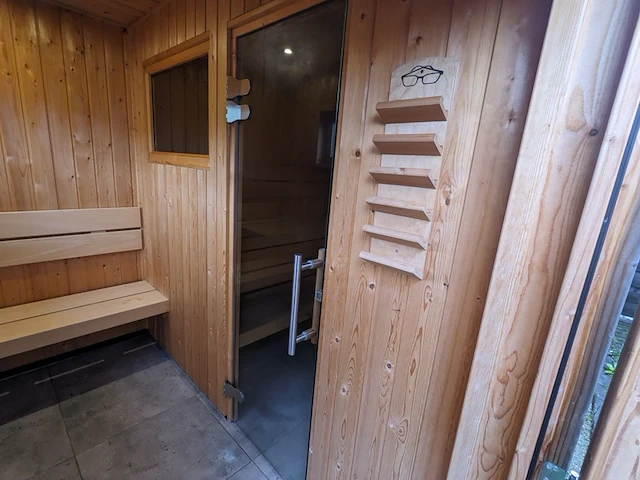 Sauna met voorportaal inclusief tuinschuur, bonhof - afbeelding 1 van  24