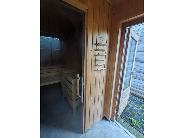 Sauna met voorportaal inclusief tuinschuur, bonhof - afbeelding 14 van  24