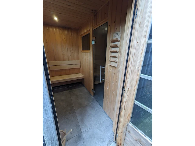 Sauna met voorportaal inclusief tuinschuur, bonhof - afbeelding 12 van  24