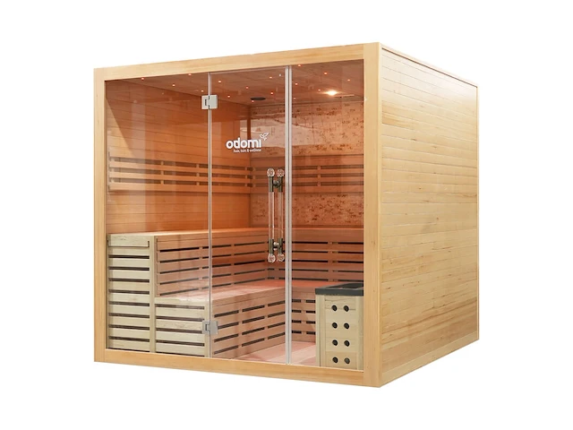 Sauna, vonato, nordicsq, hout - afbeelding 3 van  9