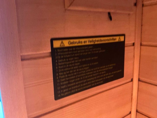 Sauna4health infrarood buiten infrarood sauna - afbeelding 13 van  13