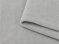 Sauna/strandlaken 90x190cm light grey (18x) - afbeelding 3 van  3