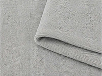 Sauna/strandlaken 90x190cm light grey (18x) - afbeelding 3 van  3