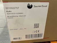 Saunier duval vivair sdh19-20-035nmki cassette binnen-unit - afbeelding 2 van  3