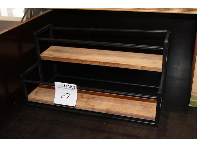 Sauzen etagere. afmeting 43 x 23 x 20 cm. - afbeelding 1 van  1