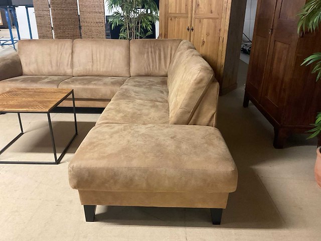 Savan suède hoekbank - afbeelding 3 van  13