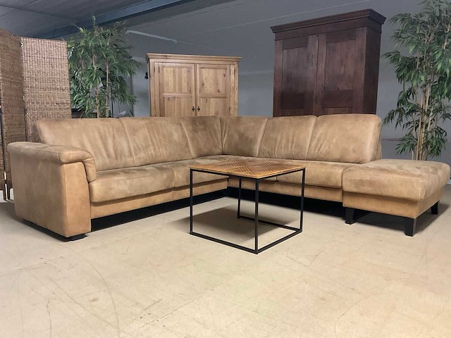 Savan suède hoekbank - afbeelding 1 van  13