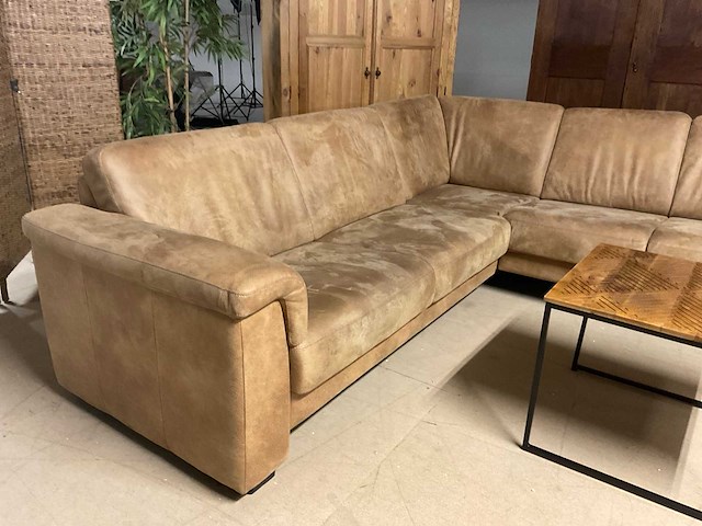 Savan suède hoekbank - afbeelding 12 van  13