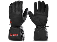Savoir heat elektrische verwarmde lederen ski- en snowboardhandschoenen - afbeelding 1 van  1