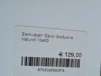 Savor exclusive sierkussen natural - 10x60cm - afbeelding 2 van  2