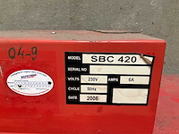 Sbc 420 zandopblaaskabinet - afbeelding 8 van  8