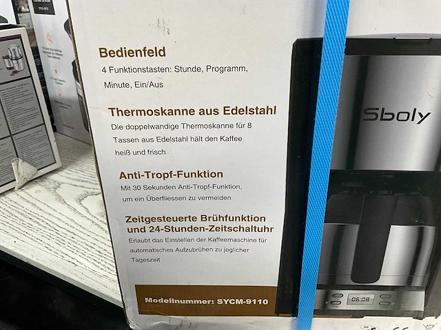Sboly sycm-9110 koffiemachine - afbeelding 2 van  3