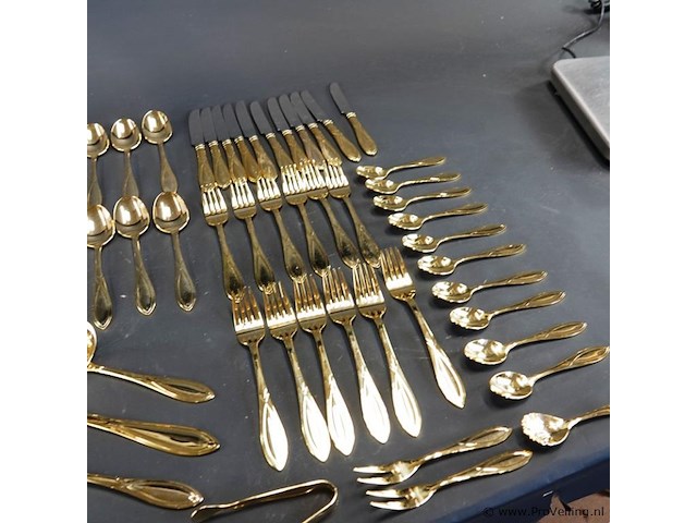 Sbs solingen set met een 23/24 karaat hartvergulde afwerking. - afbeelding 3 van  5