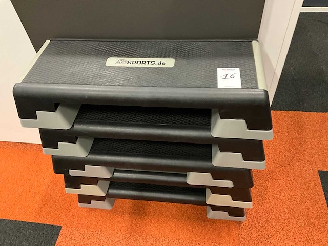 Sc sports aerobic step / stepper (5x) - afbeelding 2 van  2