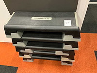 Sc sports aerobic step / stepper (5x) - afbeelding 2 van  2