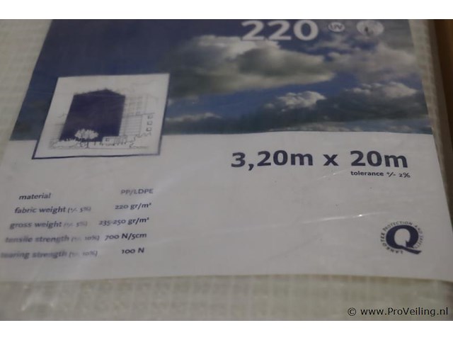 Scaffold tarp steigerzeil 220 - afbeelding 3 van  3