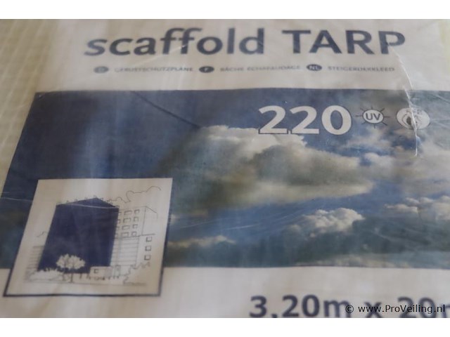 Scaffold tarp steigerzeil 220 - afbeelding 2 van  3