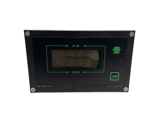 Scan digital de-180 gyro steering repeater display black - afbeelding 1 van  6