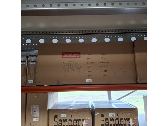 Scandinavisch 2 persoons bankje, 2025 - afbeelding 2 van  2