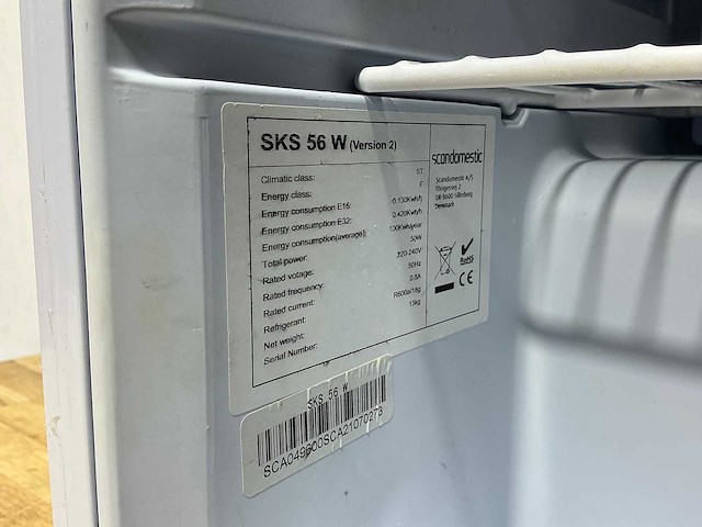Scandomestic - sks 56 w - koelkast - afbeelding 5 van  7