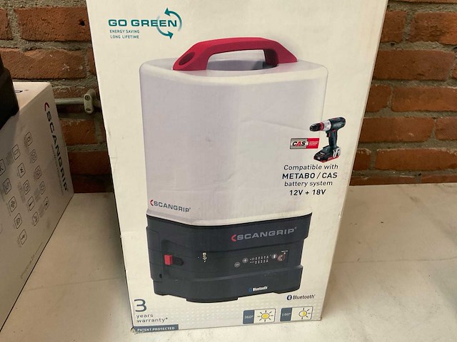 Scangrip werklampen area 10 cas overige werkplaatsinventaris (2x) - afbeelding 1 van  5