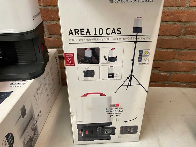 Scangrip werklampen area 10 cas overige werkplaatsinventaris (2x) - afbeelding 4 van  5