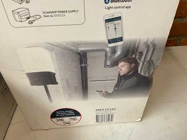 Scangrip werklampen area 10 cas overige werkplaatsinventaris (2x) - afbeelding 5 van  5