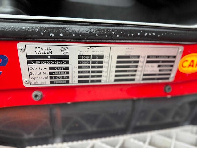 Scania - 164.480 - v8 - retarder - 2003 - vrachtwagen - afbeelding 13 van  40