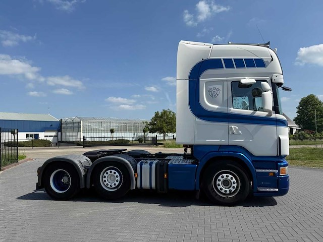 Scania - 2007 - r500 - steering pusher - manuel - retarder - leather - topline - vrachtwagen - afbeelding 2 van  28