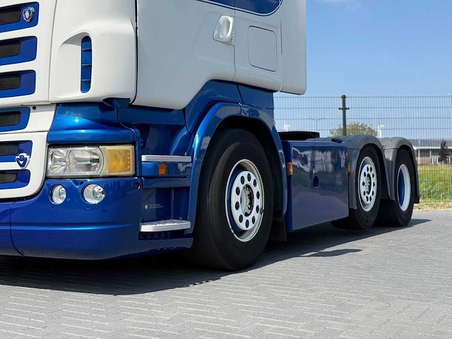 Scania - 2007 - r500 - steering pusher - manuel - retarder - leather - topline - vrachtwagen - afbeelding 12 van  28