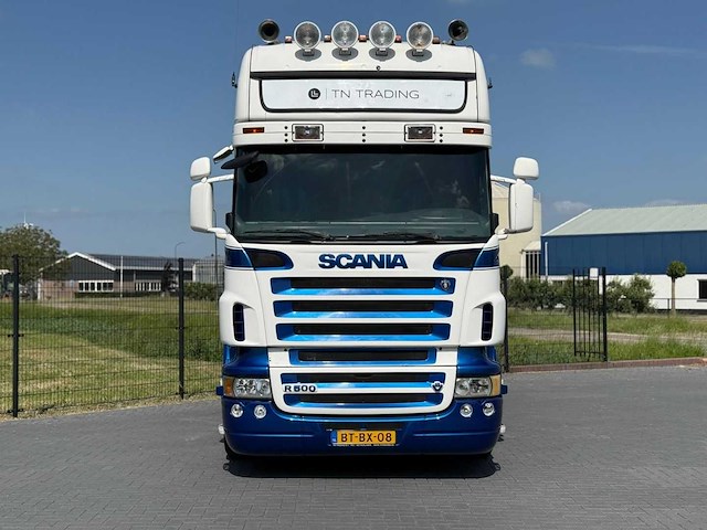 Scania - 2007 - r500 - steering pusher - manuel - retarder - leather - topline - vrachtwagen - afbeelding 23 van  28