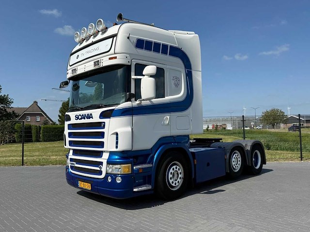 Scania - 2007 - r500 - steering pusher - manuel - retarder - leather - topline - vrachtwagen - afbeelding 1 van  29