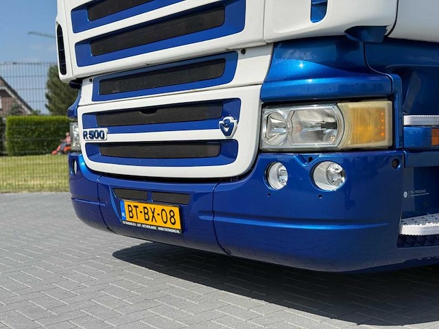 Scania - 2007 - r500 - steering pusher - manuel - retarder - leather - topline - vrachtwagen - afbeelding 22 van  29
