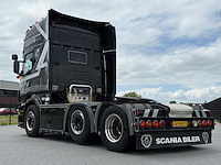 Scania - 2008 - r500 - steering pusher - leather - retarder - open exhaust - 16-bhx-7 - vrachtwagen - afbeelding 21 van  28