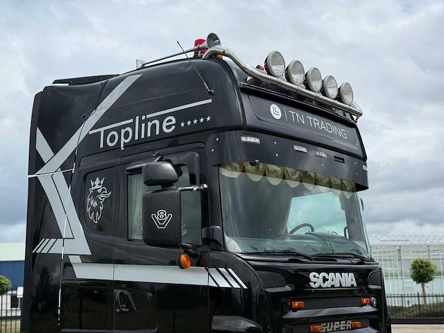 Scania - 2008 - r500 - steering pusher - leather - retarder - open exhaust - 16-bhx-7 - afbeelding 27 van  27