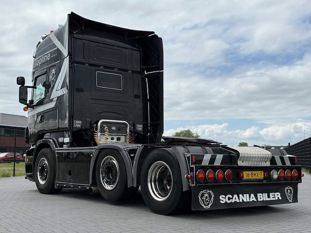 Scania - 2008 - r500 - steering pusher - leather - retarder - open exhaust - 16-bhx-7 - afbeelding 6 van  28