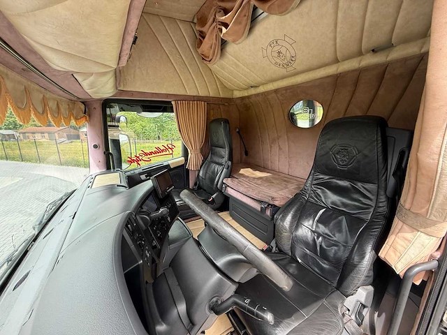 Scania - 2008 - r500 - steering pusher - leather - retarder - open exhaust - 16-bhx-7 - afbeelding 13 van  28