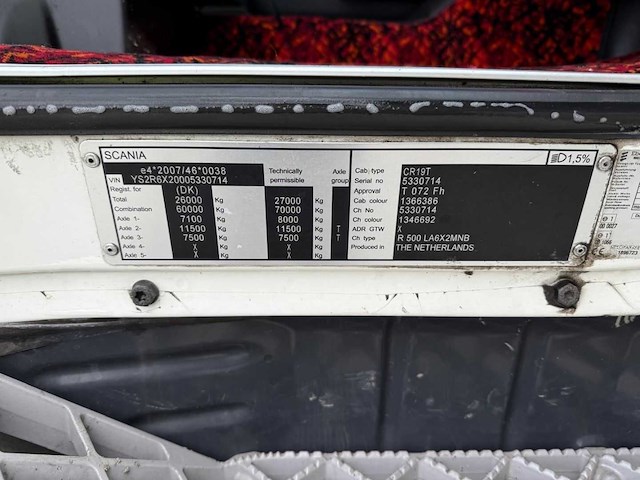 Scania - 2013 - r500 - manuel - full air - show - open exhaust - 76-blk-1 - afbeelding 14 van  30