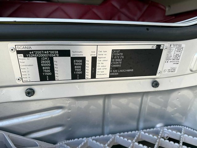 Scania - 2014 - r520 - v8 - 91-bsr-9 - afbeelding 24 van  30