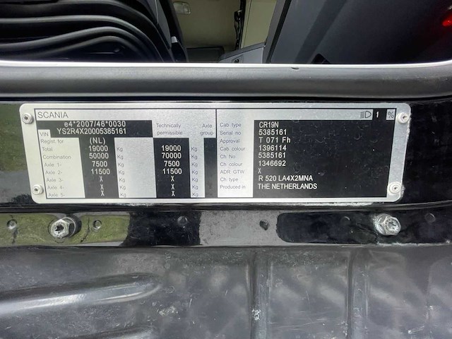Scania - 2015 - r520 - show truck - retarder - leather seats - manuel - nl kenteken 84-bfv-4 - afbeelding 10 van  28