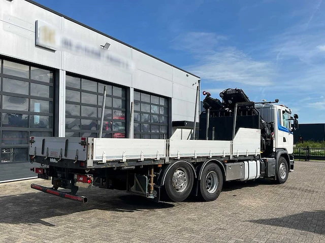 Scania - 6x2*4 - dag cabine - lll - fassi laadkraan - g410 - 2016 - vrachtwagen - afbeelding 2 van  29